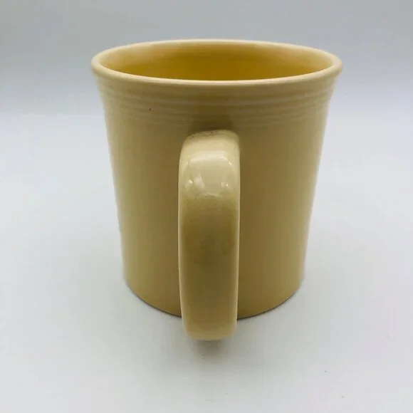 Fiesta Christmas Tree Mug 12 Oz Ivory Holiday Coffee Tea Cup Homer Laughlin - Picture 3 of 5